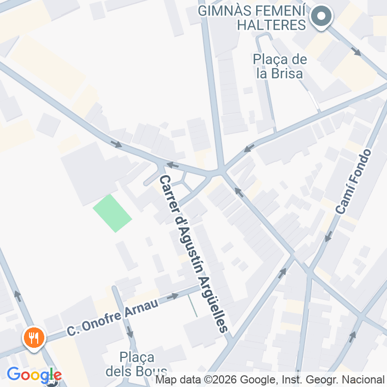 Código postal de Mossen Blanch, Plaça en Mataró