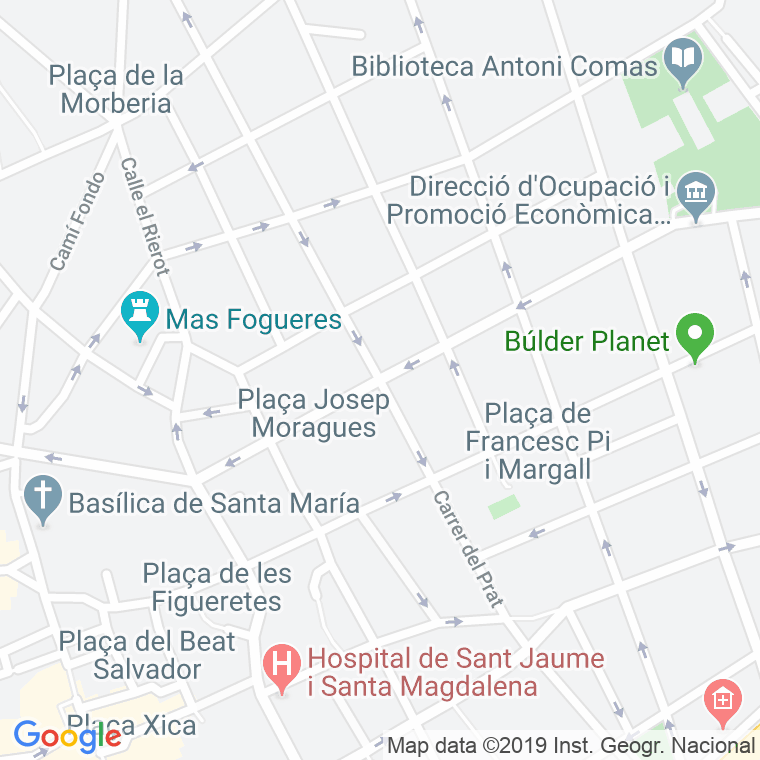 Código Postal calle Quintana en Mataró