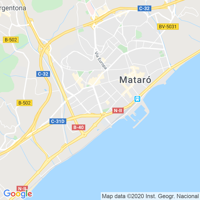 Código Postal calle Nautilus en Mataró
