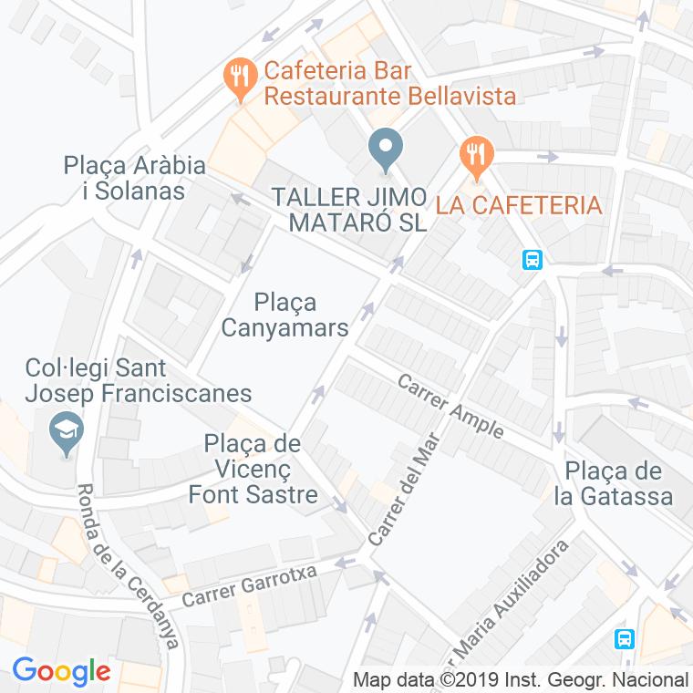 Código Postal calle Ample en Mataró