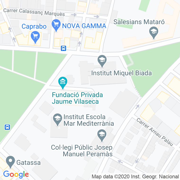 Código Postal calle Doctor Pasqual Vila, passatge en Mataró