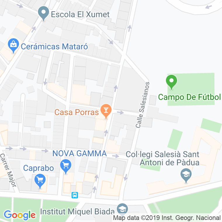 Código Postal calle Ferrer I Dalmau en Mataró