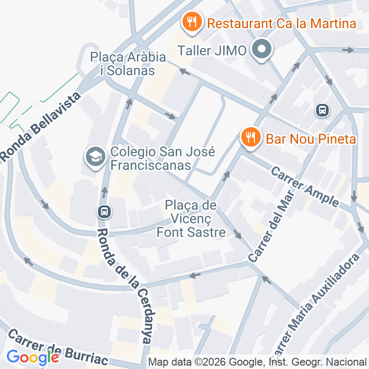 Código postal de Granja, la en Mataró