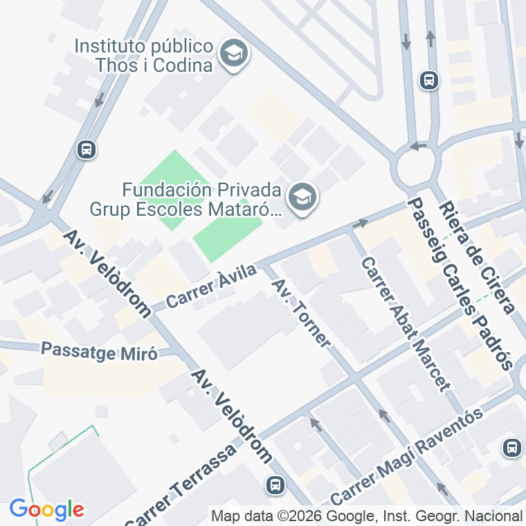 Código postal de Avila en Mataró