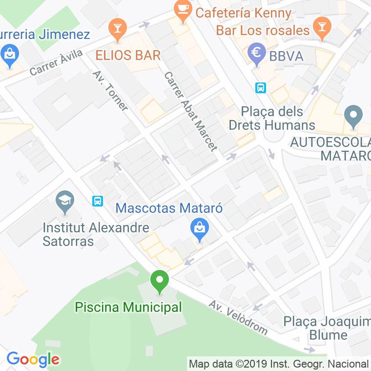 Código Postal calle Can Torner, avinguda en Mataró