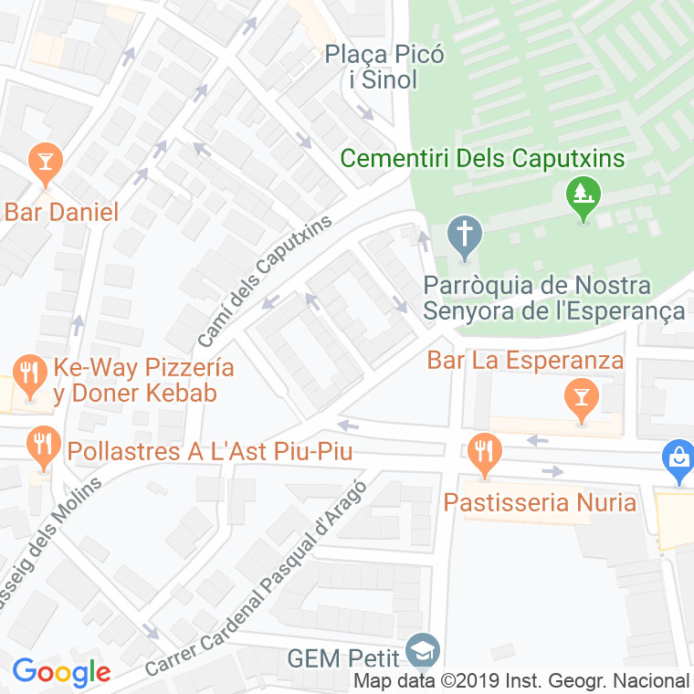 Código Postal calle Dos De Maig en Mataró