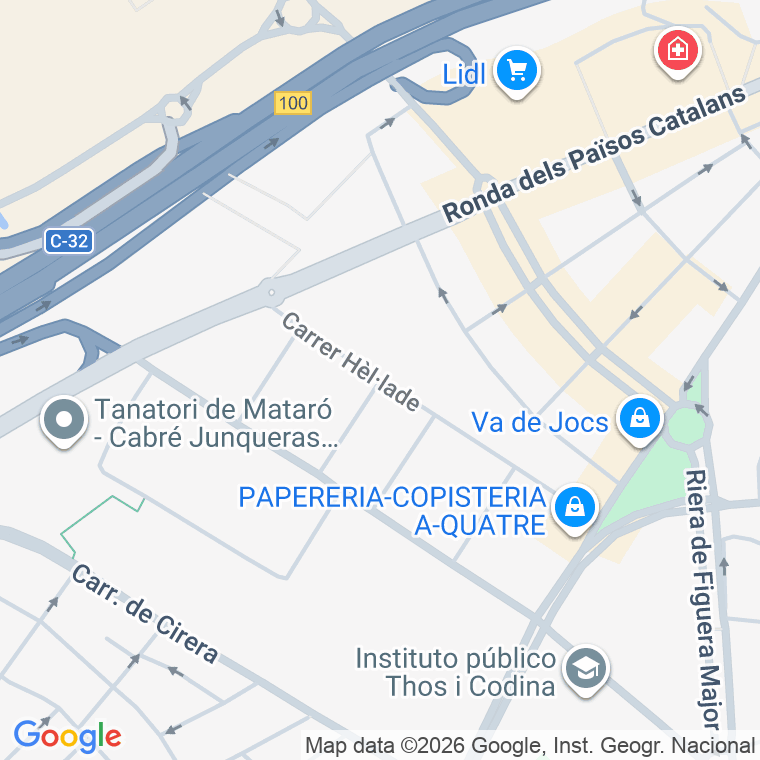 Código postal de Fidies en Mataró