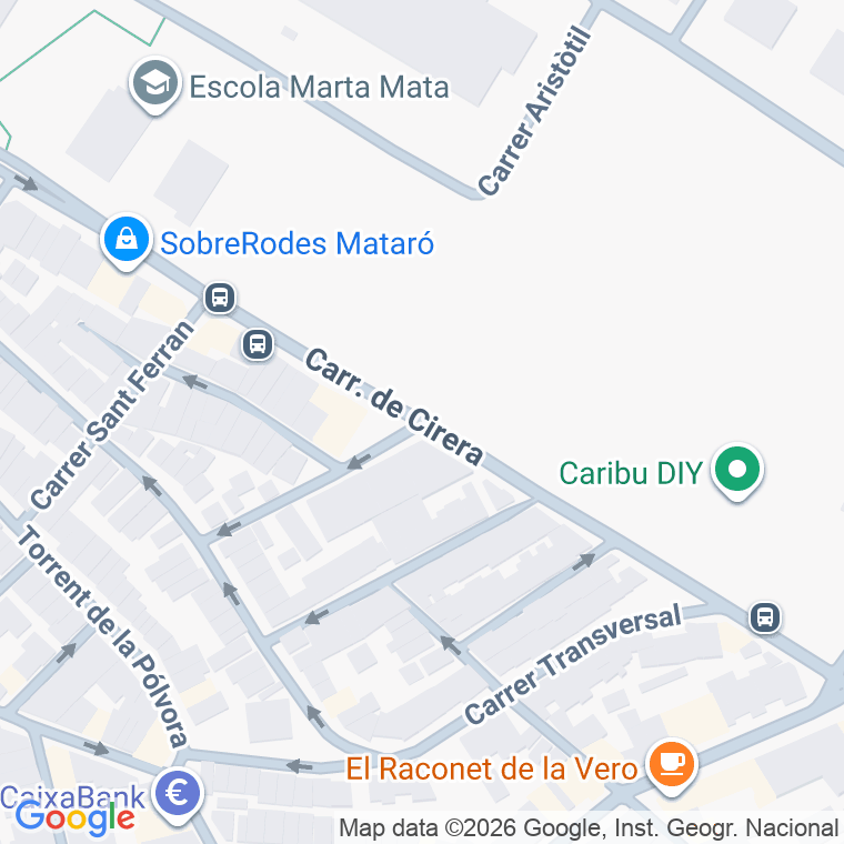Código postal de Flos I Calcat, Plaça en Mataró