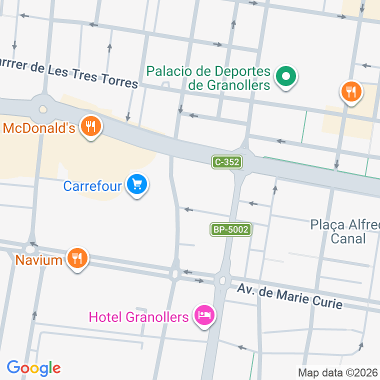 Código postal de Arbeca en Granollers