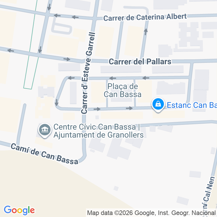 Código postal de Vallespir en Granollers