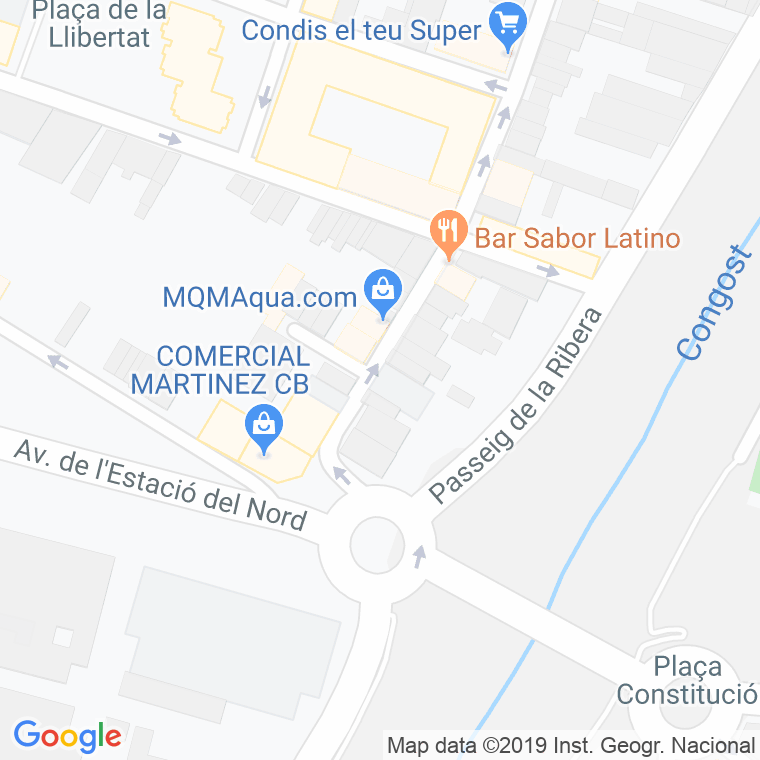 Código Postal calle Cami Vell Lliça D'amunt en Granollers