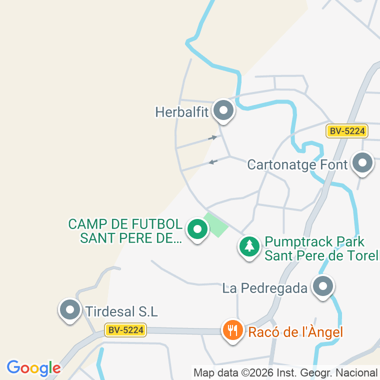 Código postal de Av Països Catalans en Sant Pere de Torelló