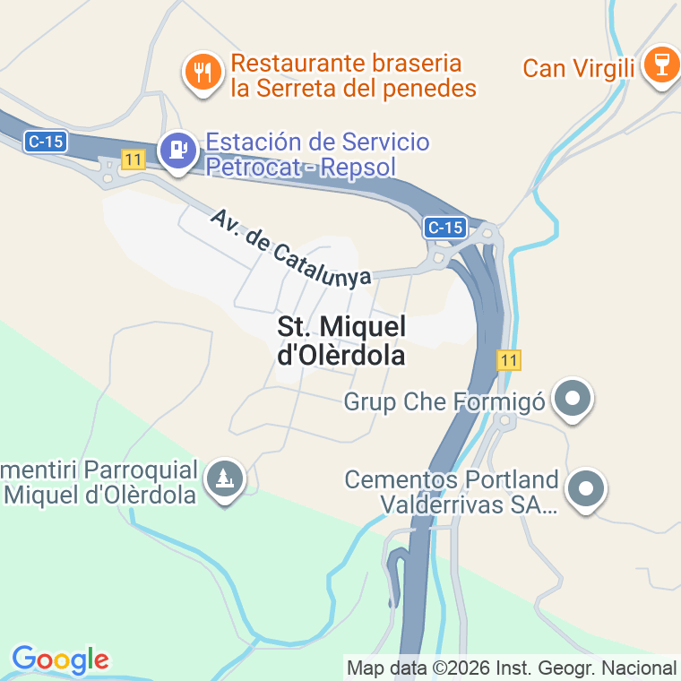 Código postal de Barri Sepulcre en Sant Miquel D'olèrdola