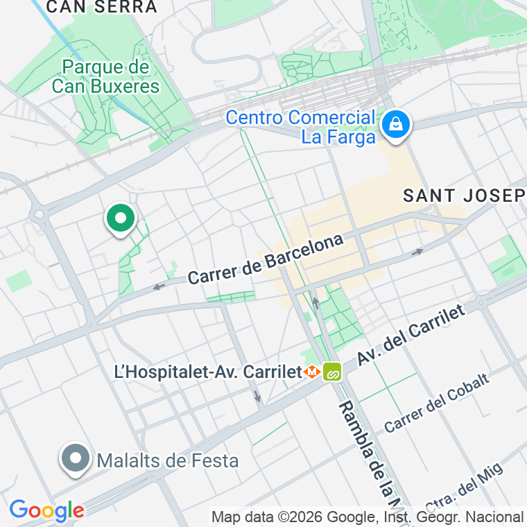Código postal de C Barcelona en Hospitalet Llobregat (l')