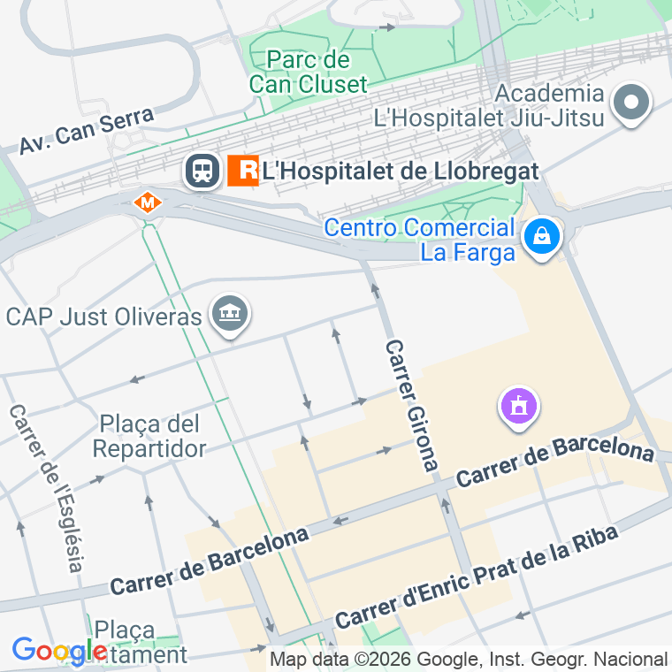 Código postal de C Ter en Hospitalet Llobregat (l')
