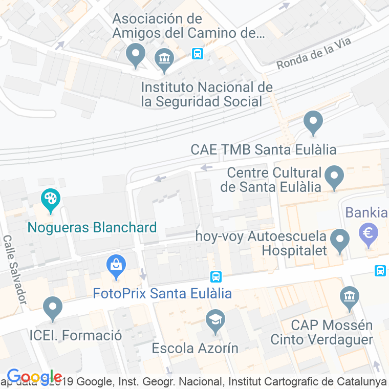 Código Postal calle Alos   (Impares Del 1 Al Final)  (Pares Del 2 Al Final) en Hospitalet de Llobregat,l'