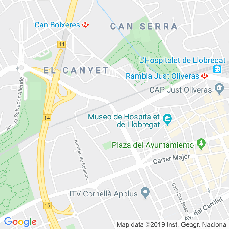 Código Postal calle Alvarez De Castro en Hospitalet de Llobregat,l'