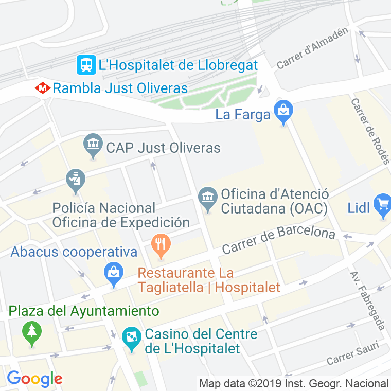 Código Postal calle Girona en Hospitalet de Llobregat,l'