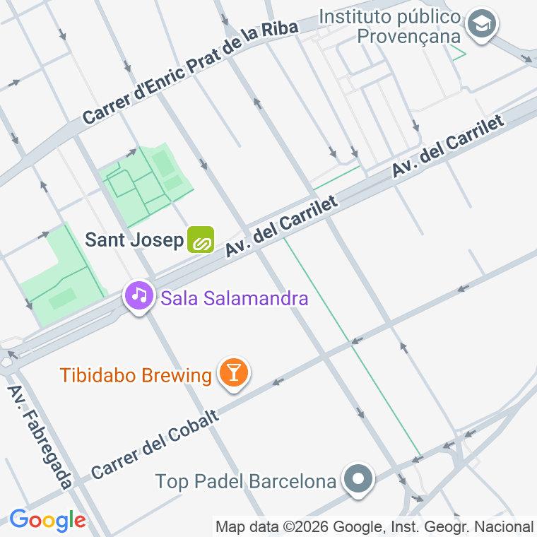 Código postal de Miquel Romeu   (impares del 1 al 53)  (pares del 2 al 54) en Hospitalet de Llobregat,l'