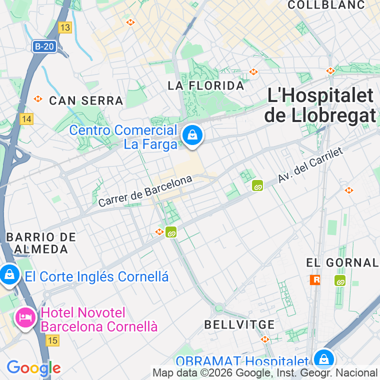 Código postal de Xerrico, Pasaje en Hospitalet de Llobregat,l'