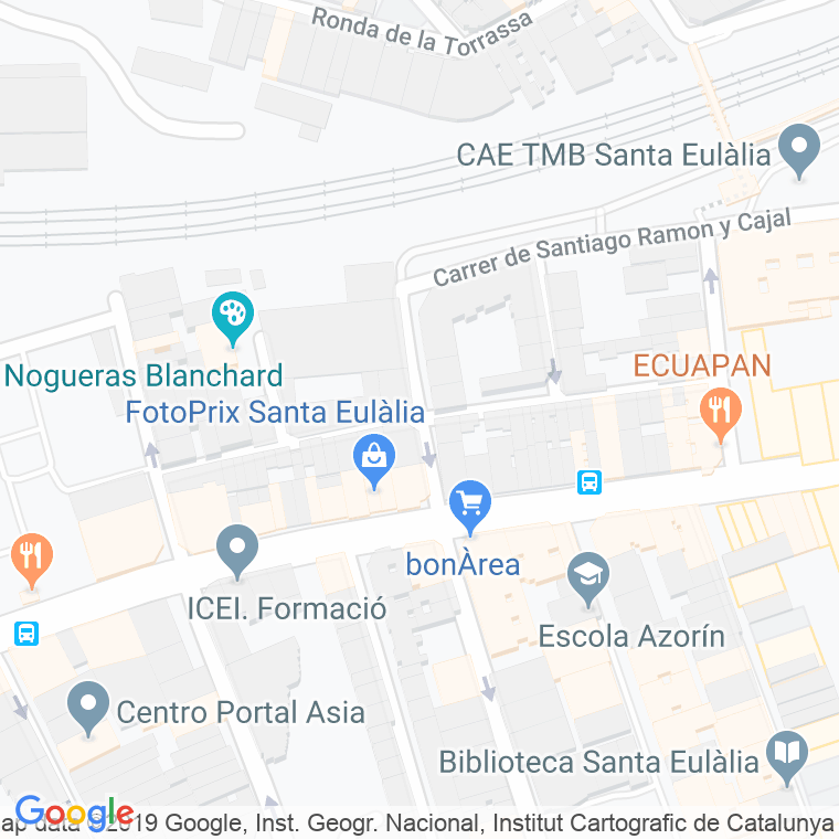 Código Postal calle Cavall Bernat en Hospitalet de Llobregat,l'