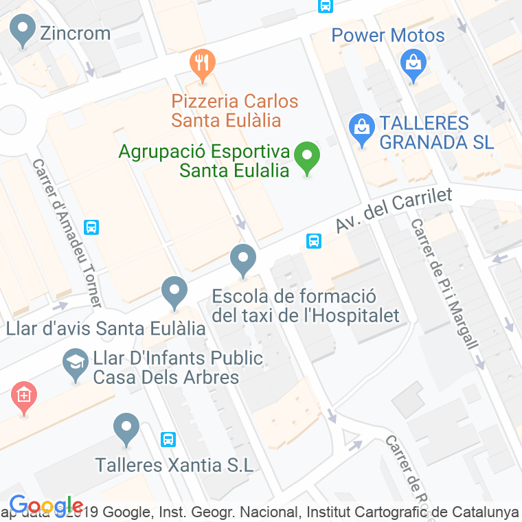 Código Postal calle Cooperativa en Hospitalet de Llobregat,l'