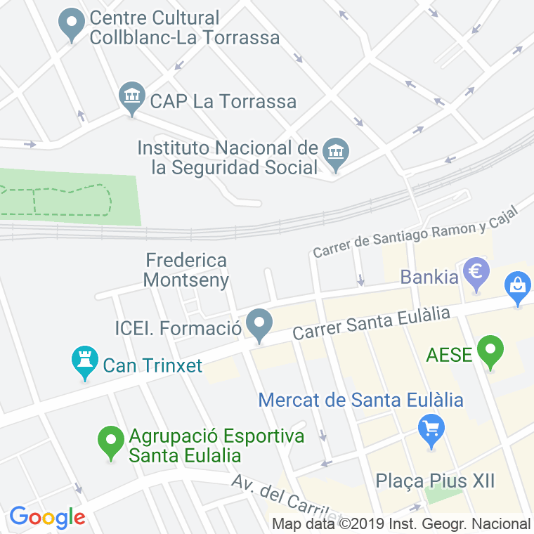 Código Postal calle Isaac Peral en Hospitalet de Llobregat,l'
