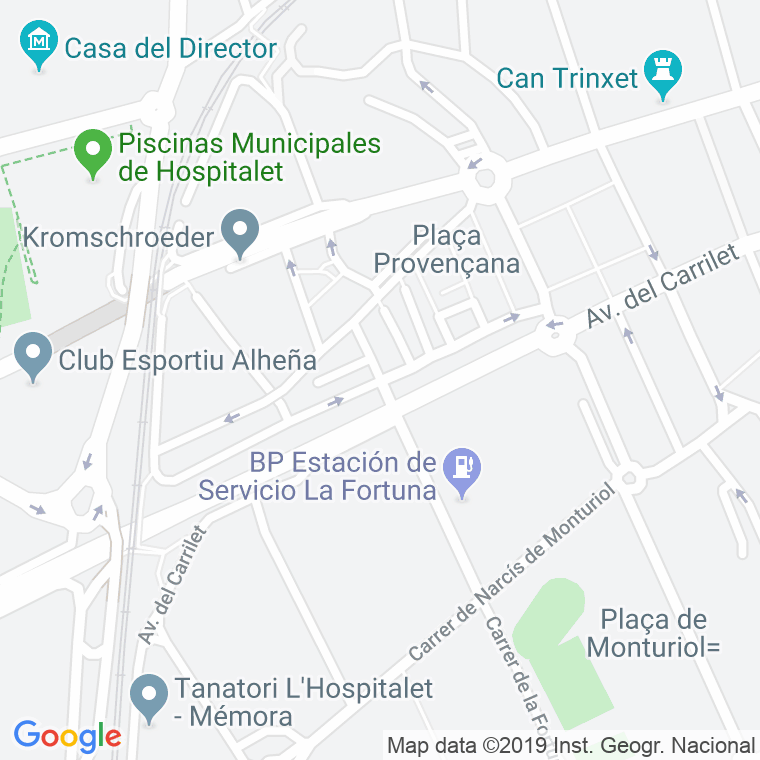 Código Postal calle Lavinia en Hospitalet de Llobregat,l'