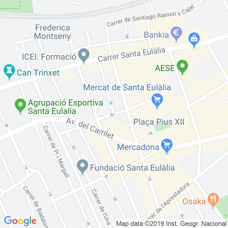 Código Postal calle Muns en Hospitalet de Llobregat,l'