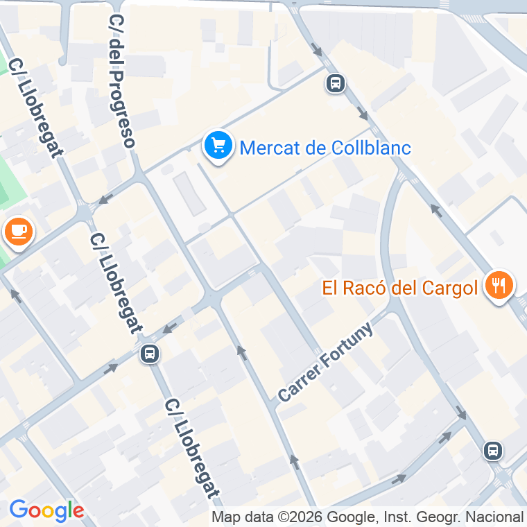 Código postal de C Pujos en Hospitalet Llobregat (l')