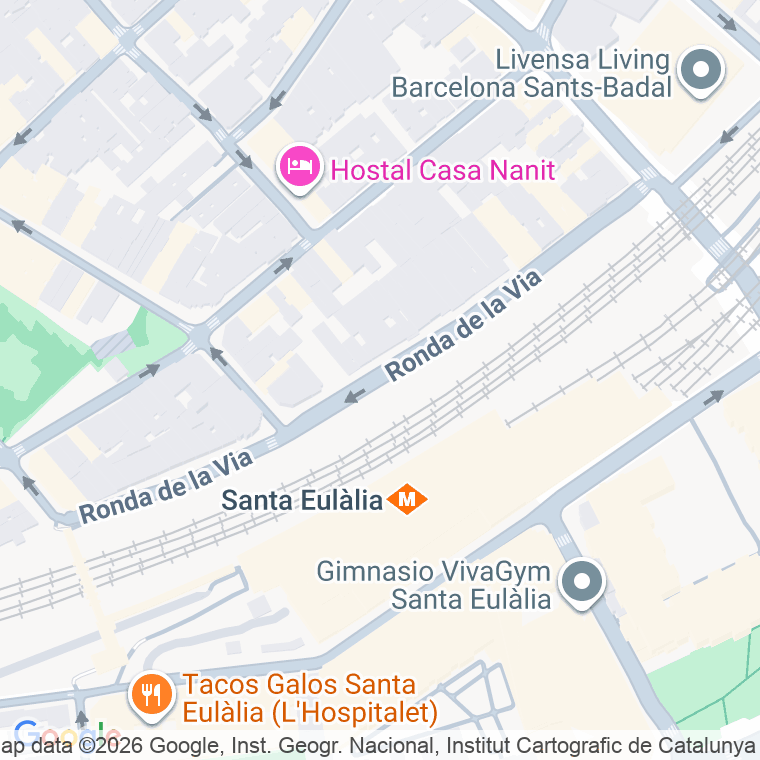 Código postal de Ronda Via en Hospitalet Llobregat (l')