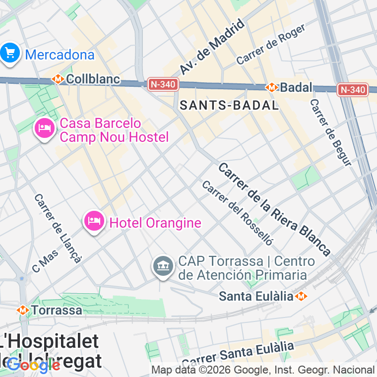 Código postal de Doctor Marti Julia en Hospitalet de Llobregat,l'
