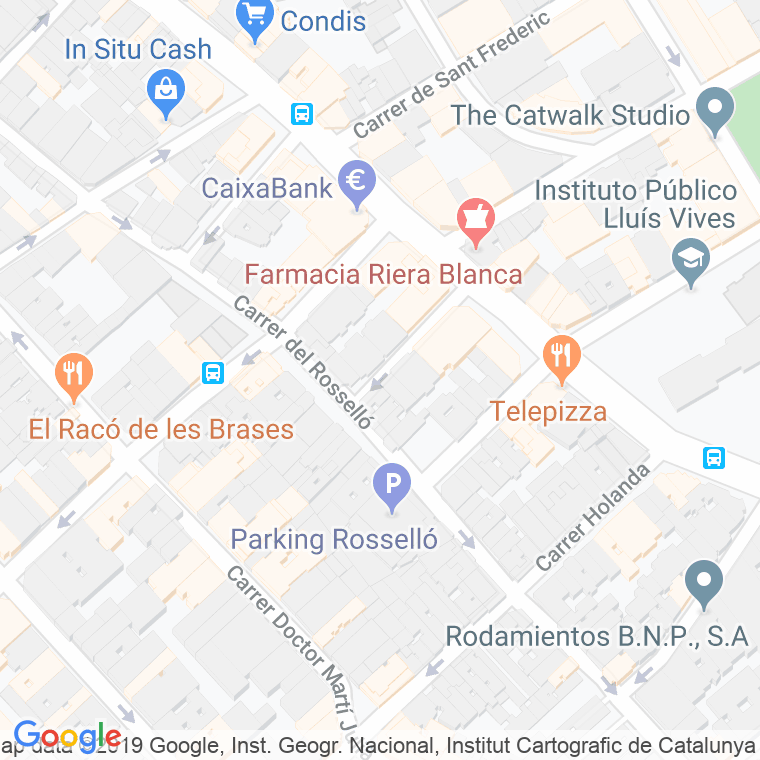 Código Postal calle Llopis, pasaje en Hospitalet de Llobregat,l'