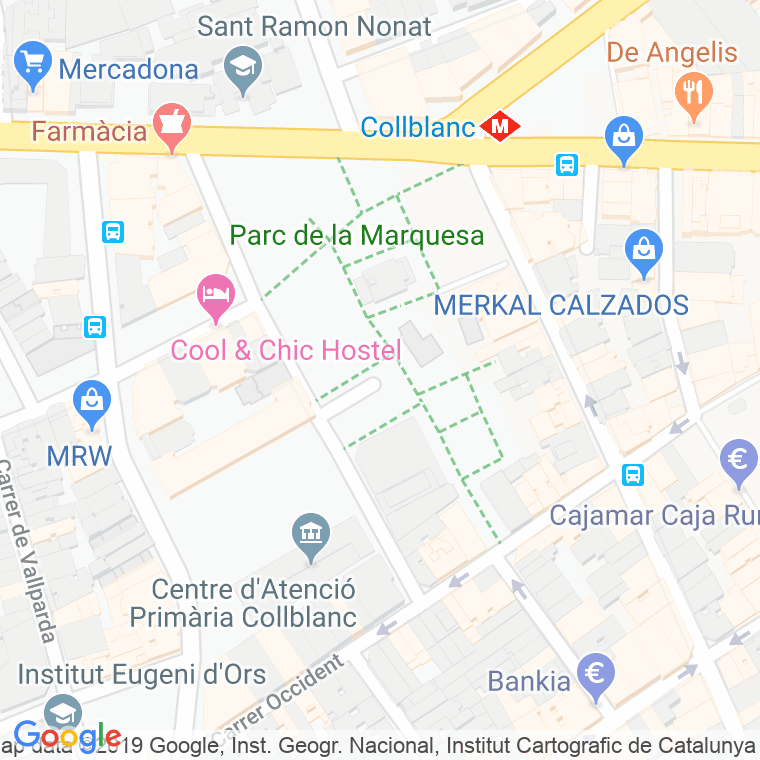 Código Postal calle Amat, passatge en Hospitalet de Llobregat,l'
