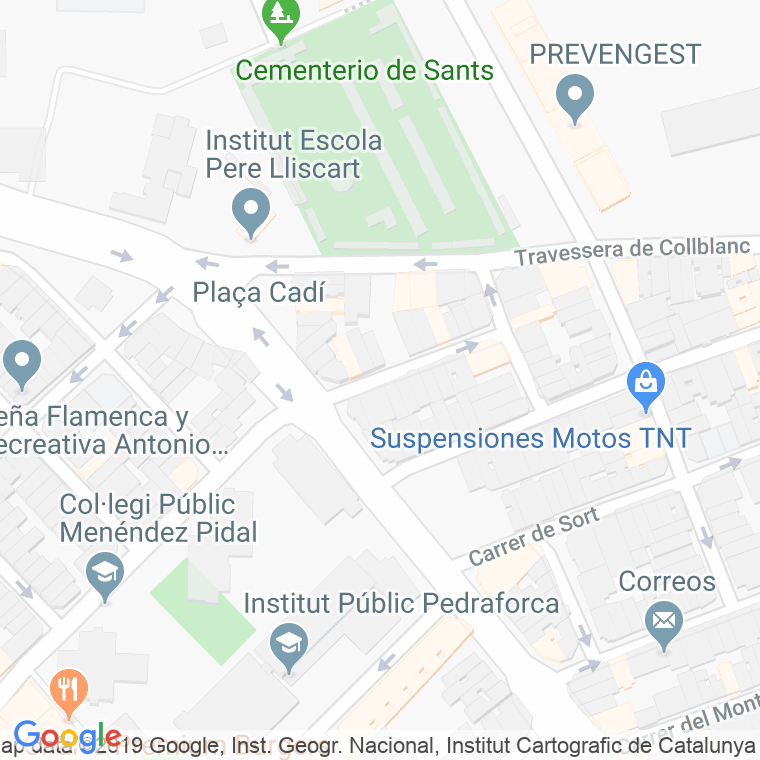 Código Postal calle Atlantida en Hospitalet de Llobregat,l'