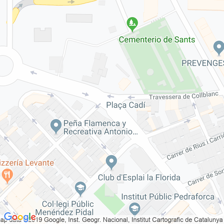 Código Postal calle Cadi, plaça (Impares Del 1 Al 5)  (Pares Del 2 Al 4) en Hospitalet de Llobregat,l'