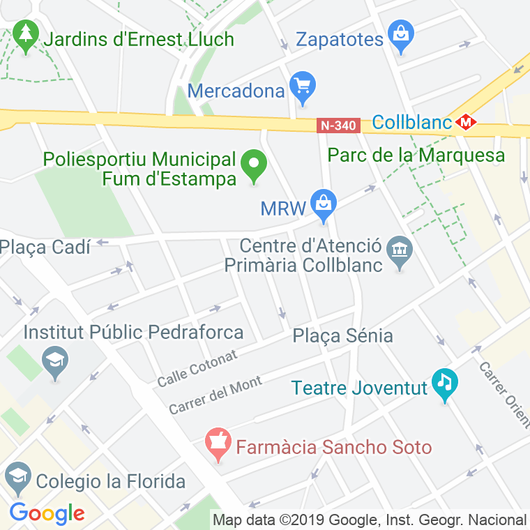 Código Postal calle Cinca en Hospitalet de Llobregat,l'