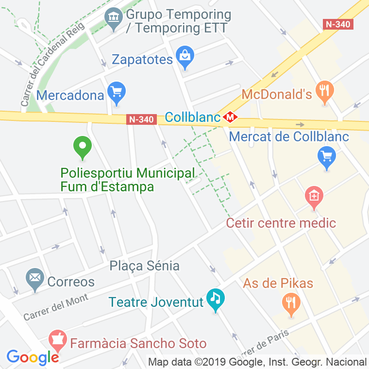 Código Postal calle Farnes en Hospitalet de Llobregat,l'