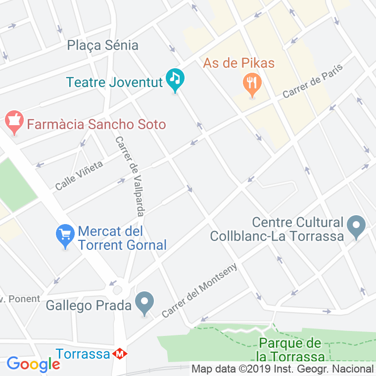 Código Postal calle Llança en Hospitalet de Llobregat,l'