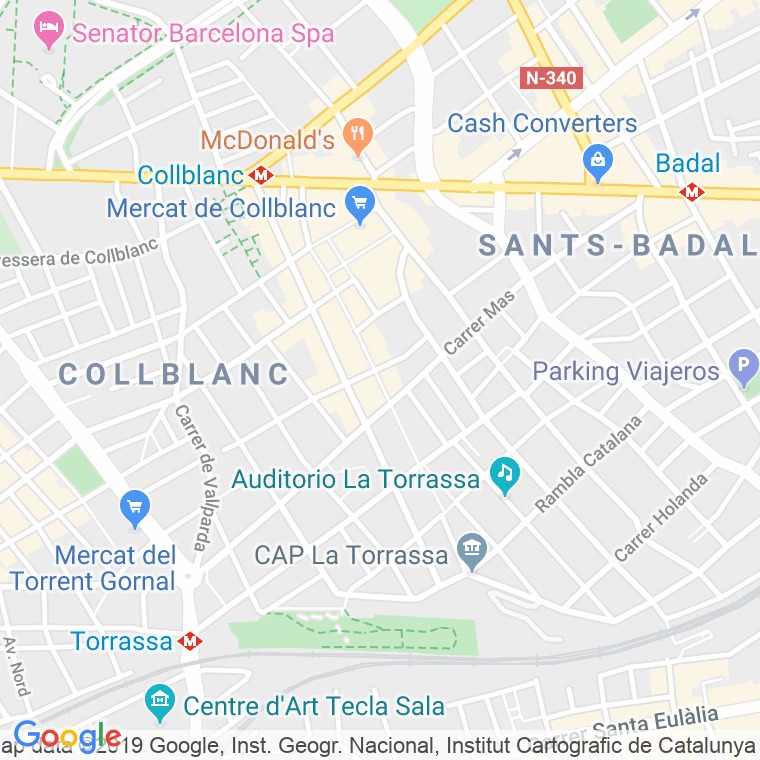 Código Postal calle Progres   (Impares Del 1 Al 111)  (Pares Del 2 Al 132) en Hospitalet de Llobregat,l'