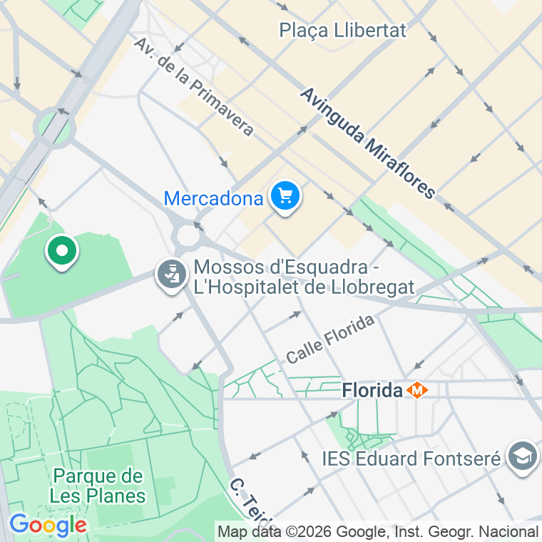 Código postal de Av Masnou en Hospitalet Llobregat (l')