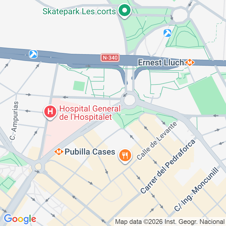 Código postal de Doctor Ramon Solanich I Riera   (impares del 1 al Final) en Hospitalet de Llobregat,l'