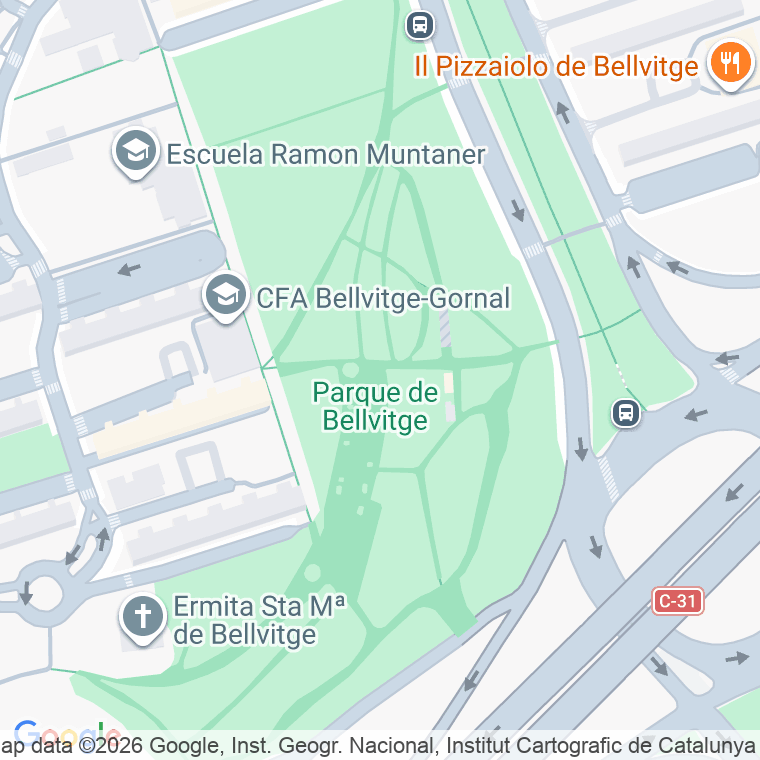 Código postal de Font   (impares del 1 al Final)  (pares del 2 al Final) en Hospitalet de Llobregat,l'