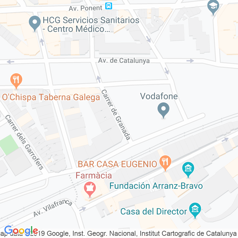 Código Postal calle Granada en Hospitalet de Llobregat,l'