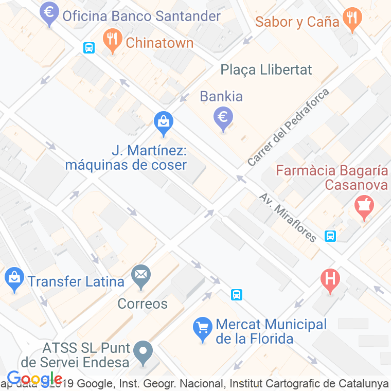 Código Postal calle Mare De Deu Del Carme en Hospitalet de Llobregat,l'