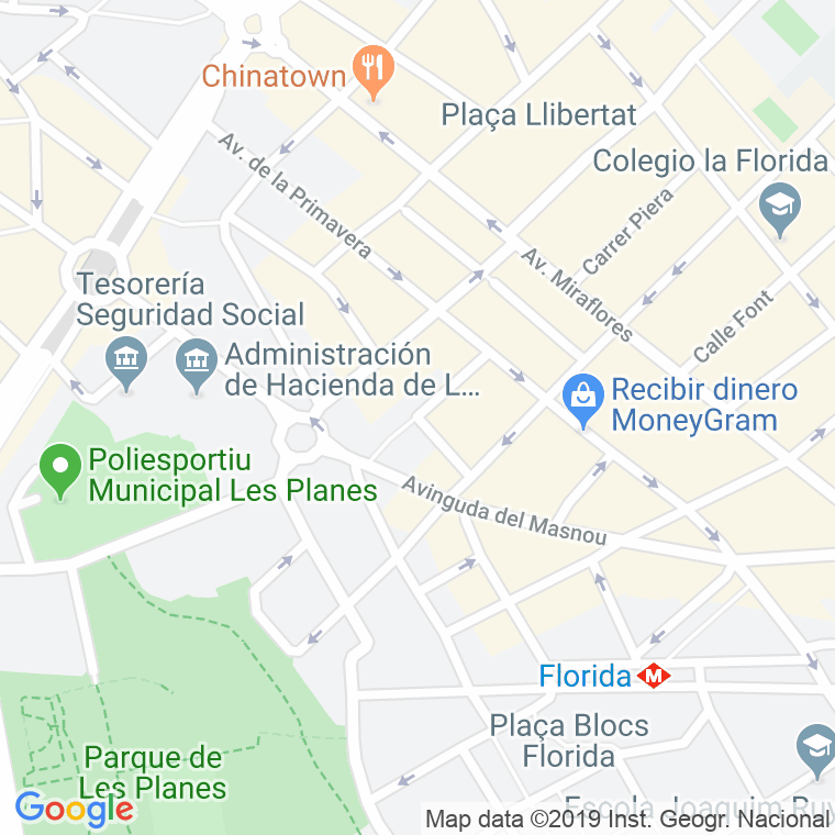 Código Postal calle Sevilla en Hospitalet de Llobregat,l'