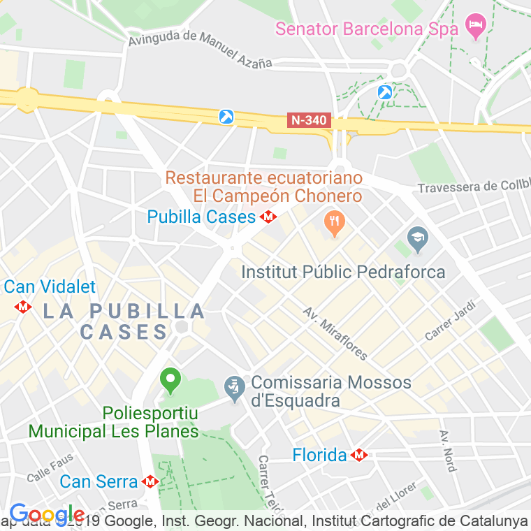 Código Postal calle Aigues Del Llobregat   (Impares Del 109 Al Final)  (Pares Del 96 Al Final) en Hospitalet de Llobregat,l'