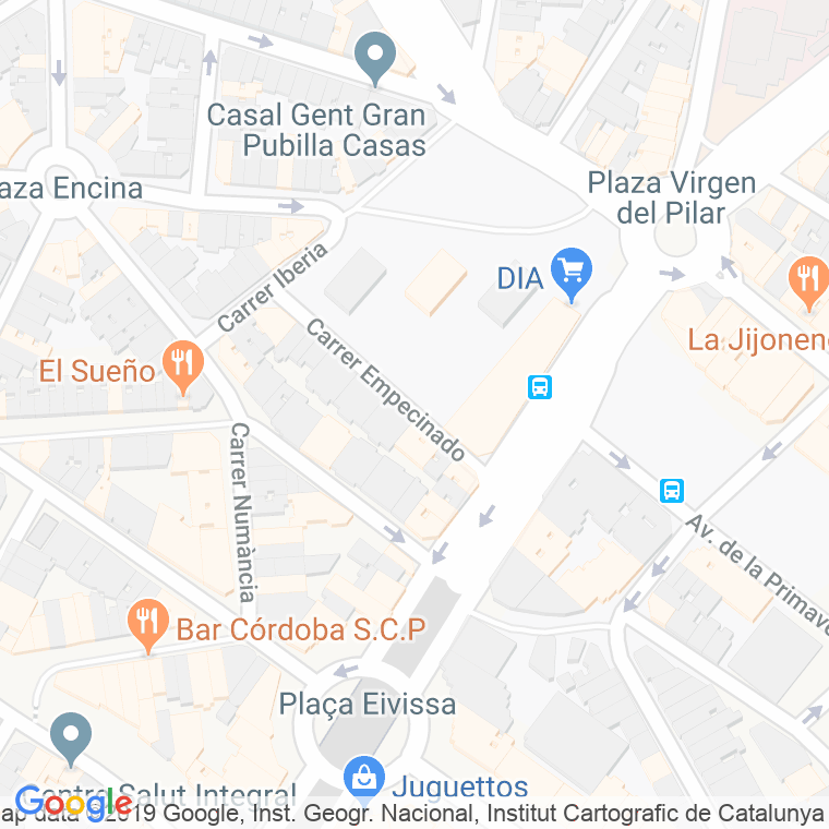 Código Postal calle Empecinado en Hospitalet de Llobregat,l'