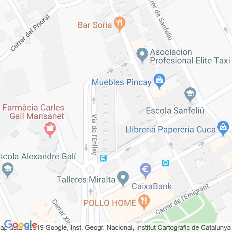 Código Postal calle Llunas, passatge en Hospitalet de Llobregat,l'