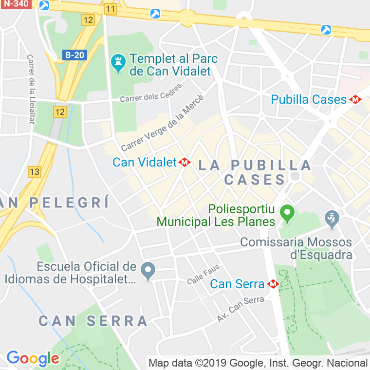 Código Postal calle Moli en Hospitalet de Llobregat,l'